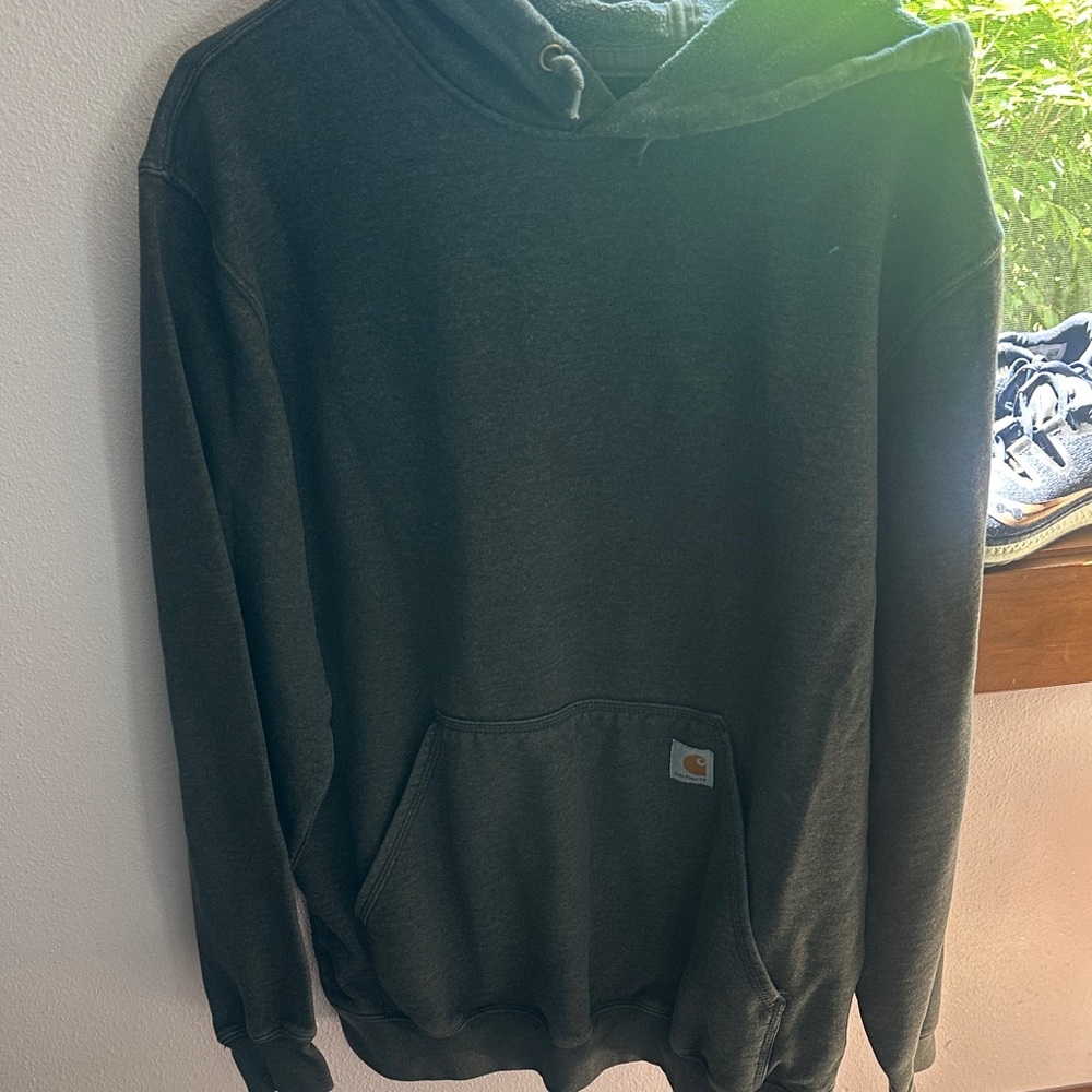 Carhartt Men's Hunter Green Pullover Hoodie